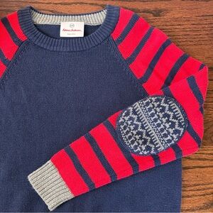 Hanna Andersson striped cotton sweater, size 120/6-7US